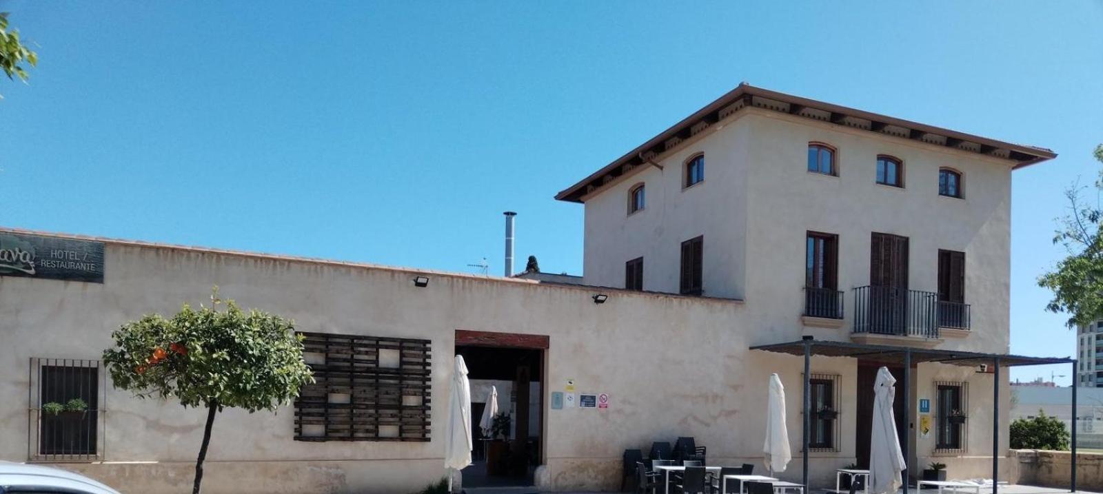 Hotel-Restaurante Casa Blava 알지라 외부 사진
